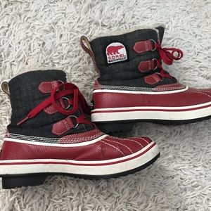 Sorel Tivoli Red Waterproof Boots NL1530